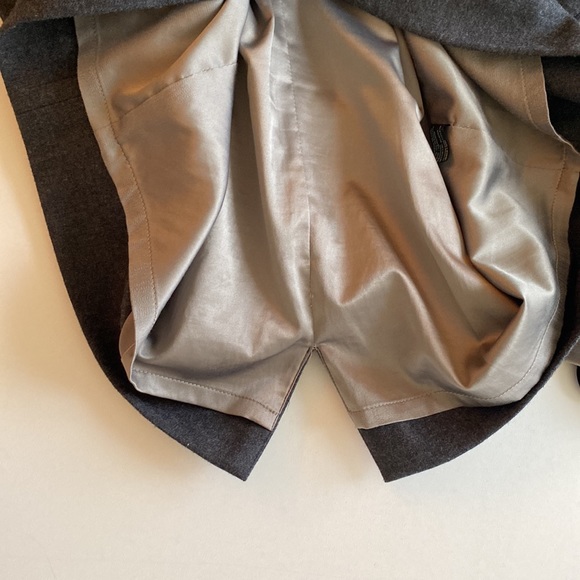 Club Monaco Gray Velvet Top Wool Skirt Dress size 10 - Picture 10 of 12